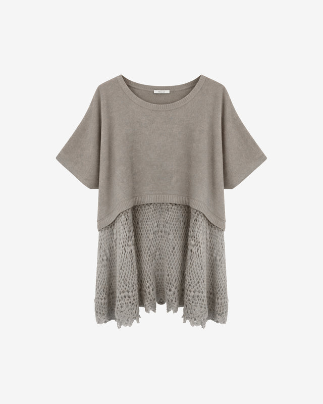 Pull Caline - Taupe - Dernière image