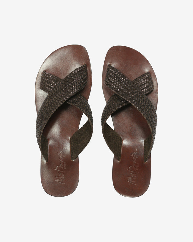 Ankh Sandals - Brown - Image 1