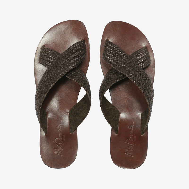 Sandales Ankh - Marron