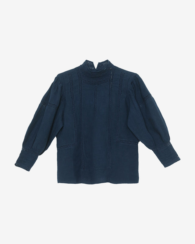Blouse Byrds - Indigo - Dernière image