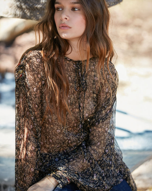 Blouse Gardenia - Noir - Image 3
