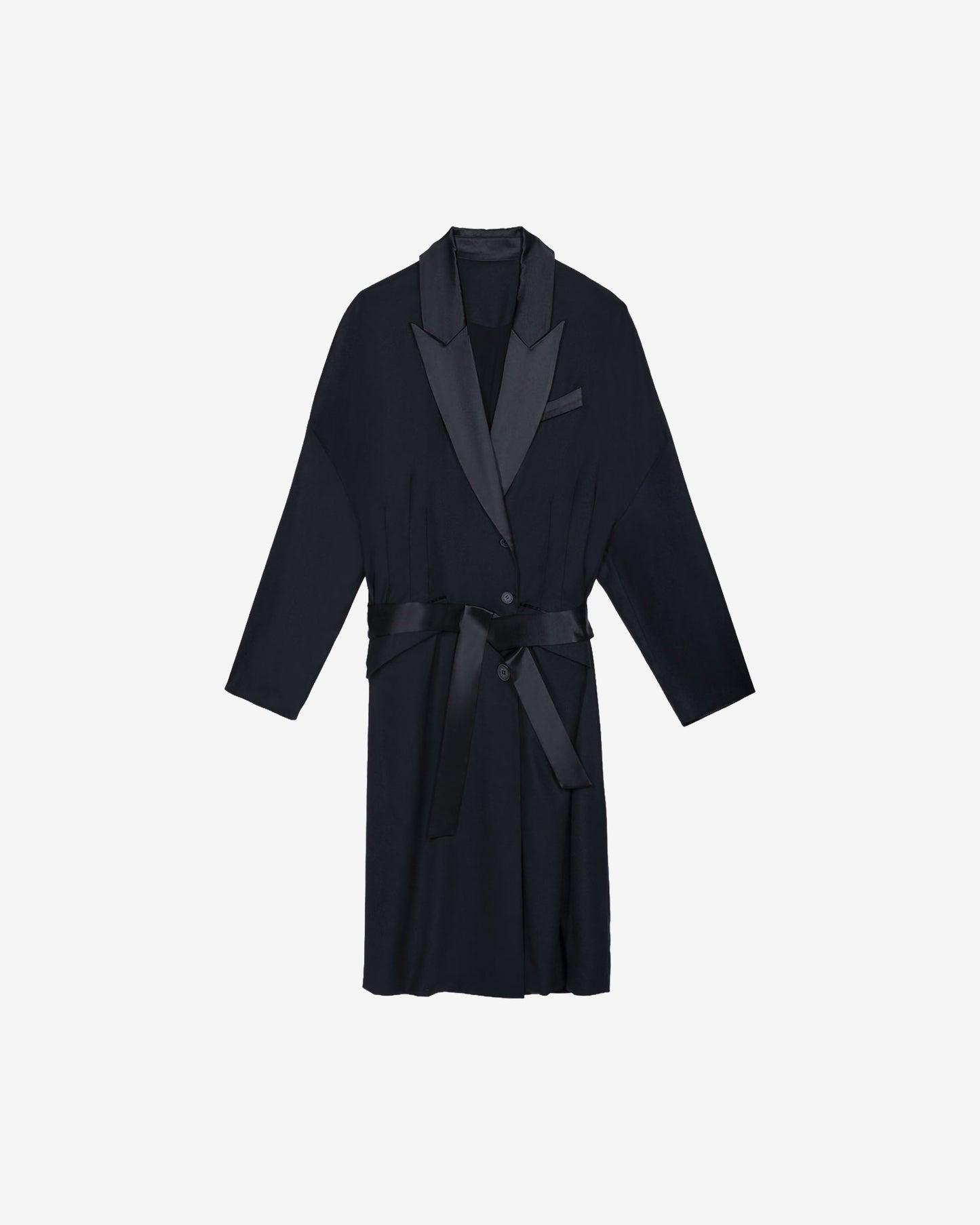 Manteau Dietrich - Noir