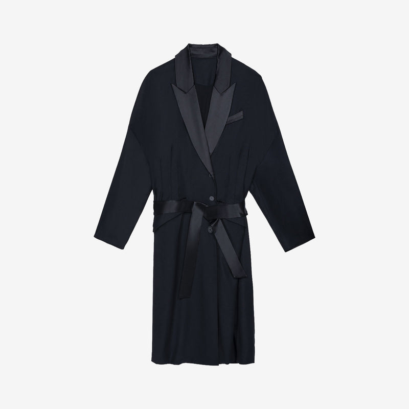 Manteau Dietrich - Noir