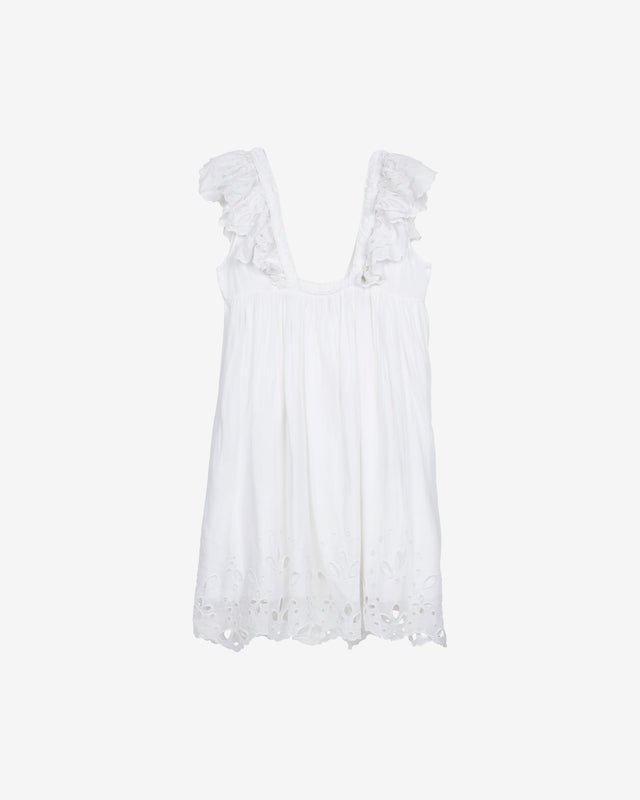 Robe Pallenis - Blanc - Dernière image