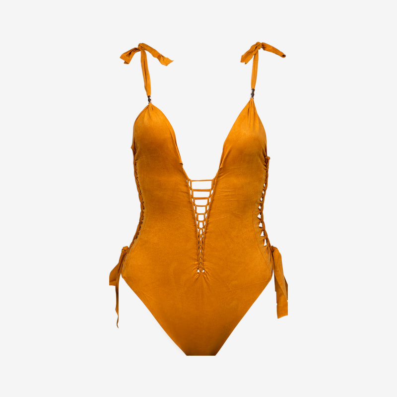 Selly Swimsuit - Ochre