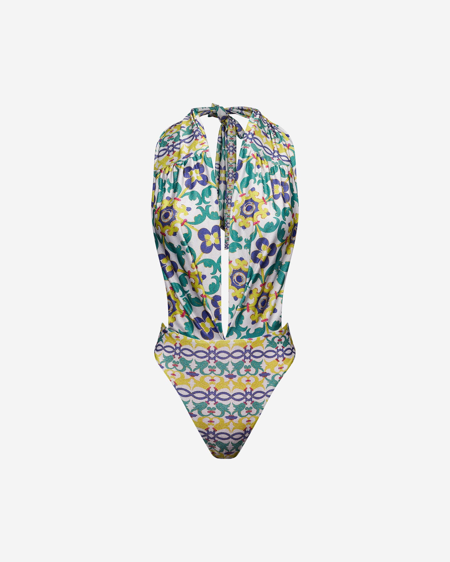 Maillot De Bain Charlotte - Vert : Maillot de bain une pièce imprimé Mes Demoiselles