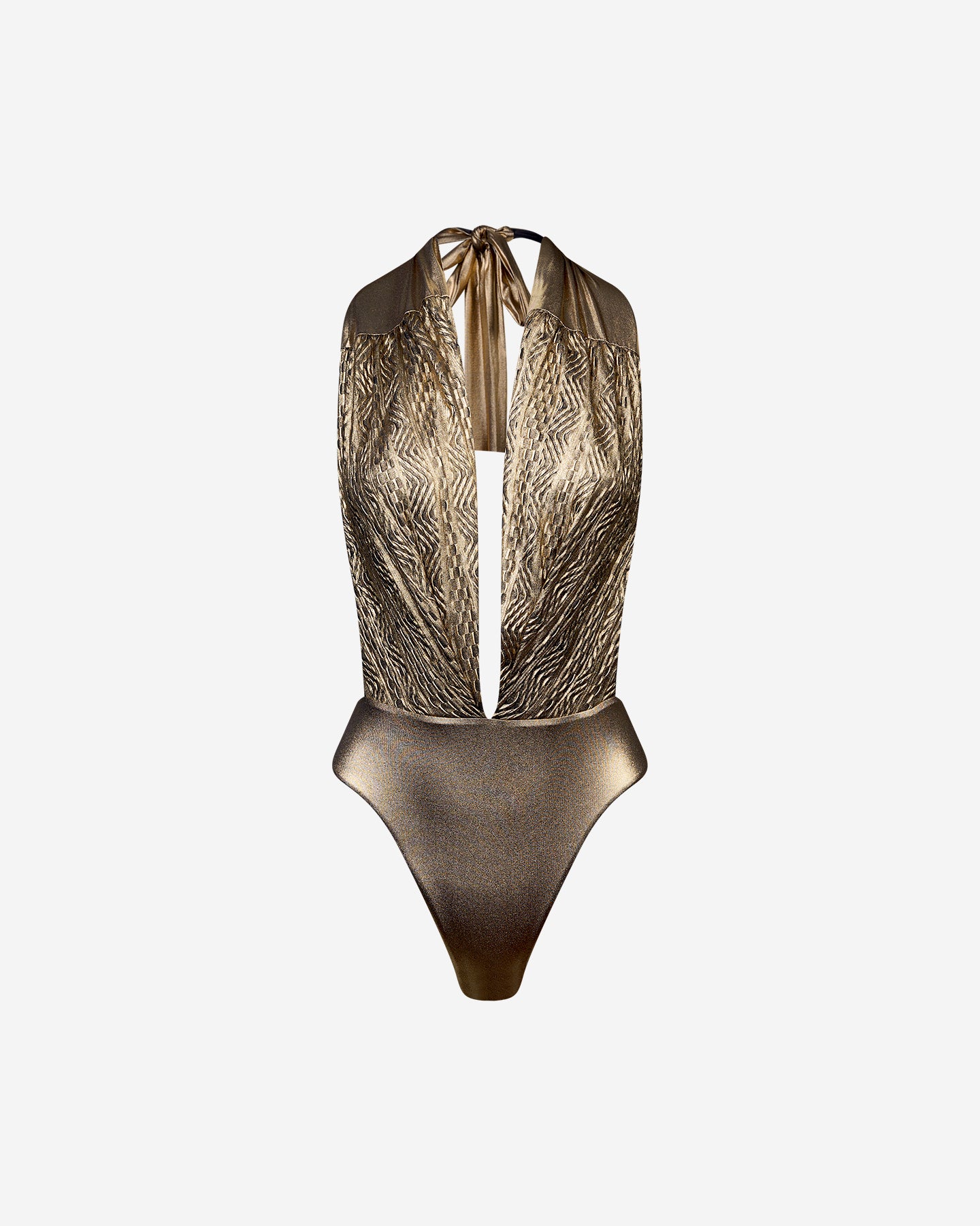 Maillot De Bain Elena - Bronze : Elégant maillot de bain une pièce une pièce bronze Mes Demoiselles