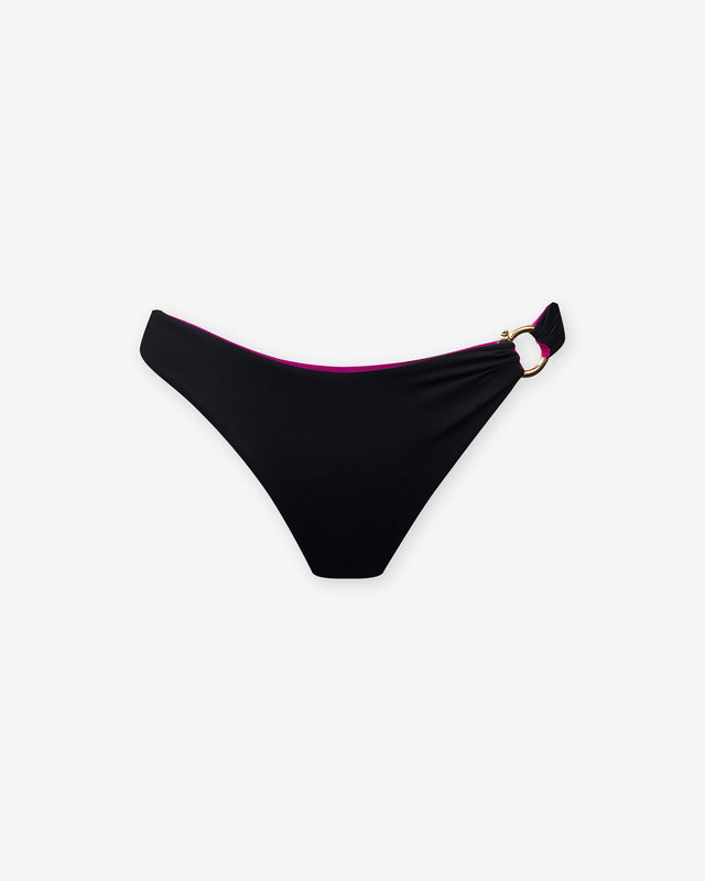 Remi Swimsuit - Black & Fuchsia - Image 2