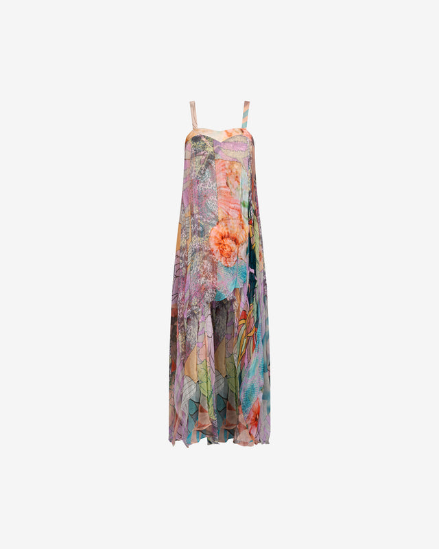 Satin Dress - Lilac - Image 1