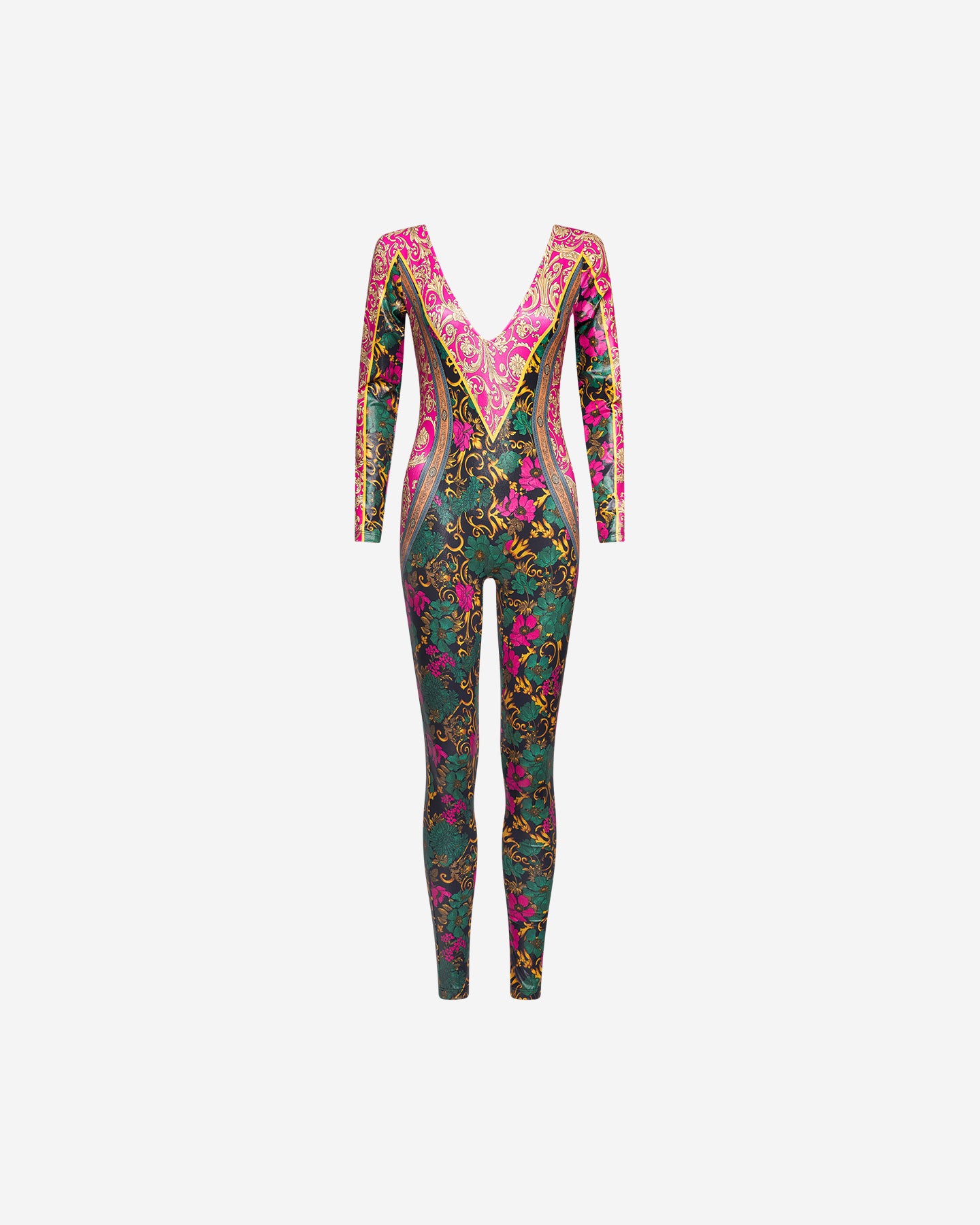 Combinaison Silenzio - Fuchsia : Combinaison pantalon imprimé glacé Mes Demoiselles