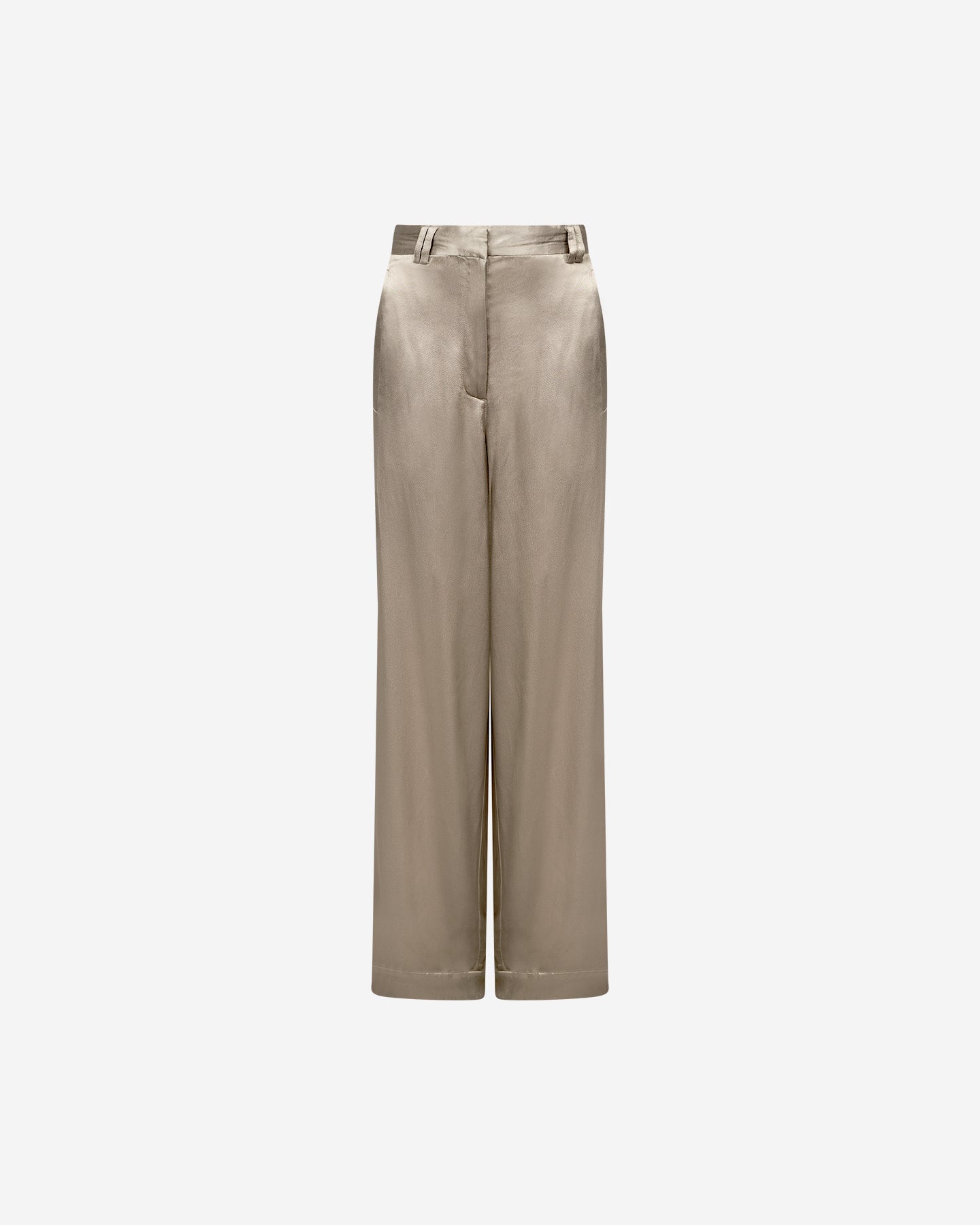 Pantalon kaki long et ample avec poches côtés - Pantalons & combinaisons Mes Demoiselles