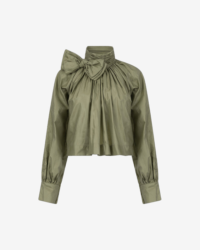 Virginie Blouse - Khaki - Image 1