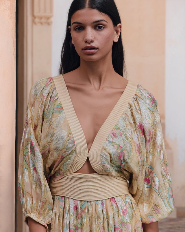 Robe Fannie - Jaune - Image 2