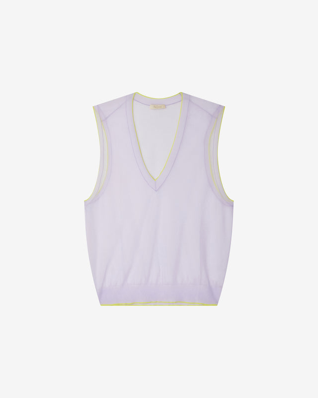 Gilet Gladys - Lilas - Image 1
