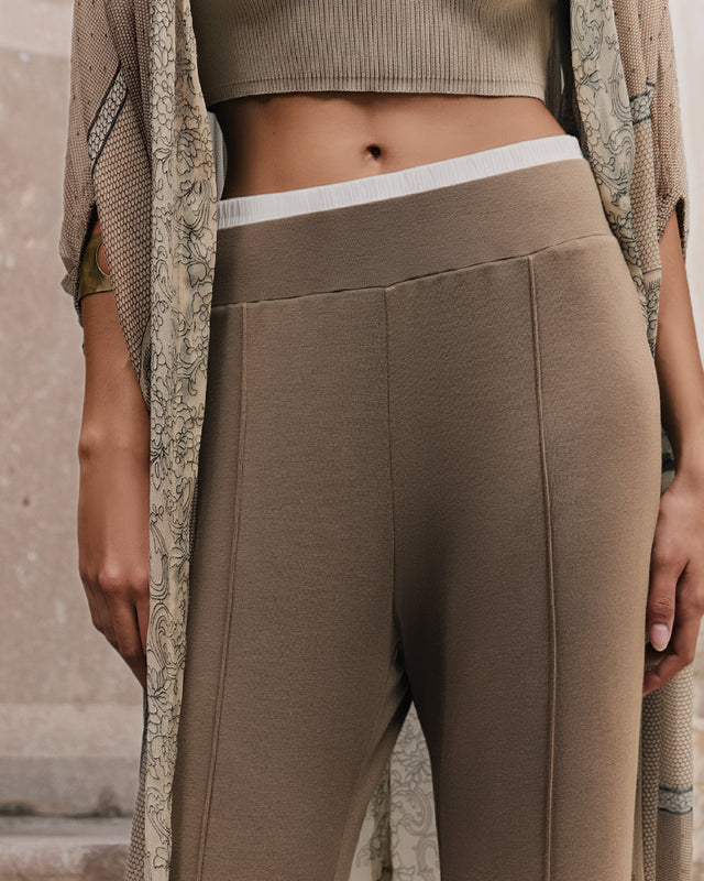Pantalon Ibyscus - Marron Olive - Image 3