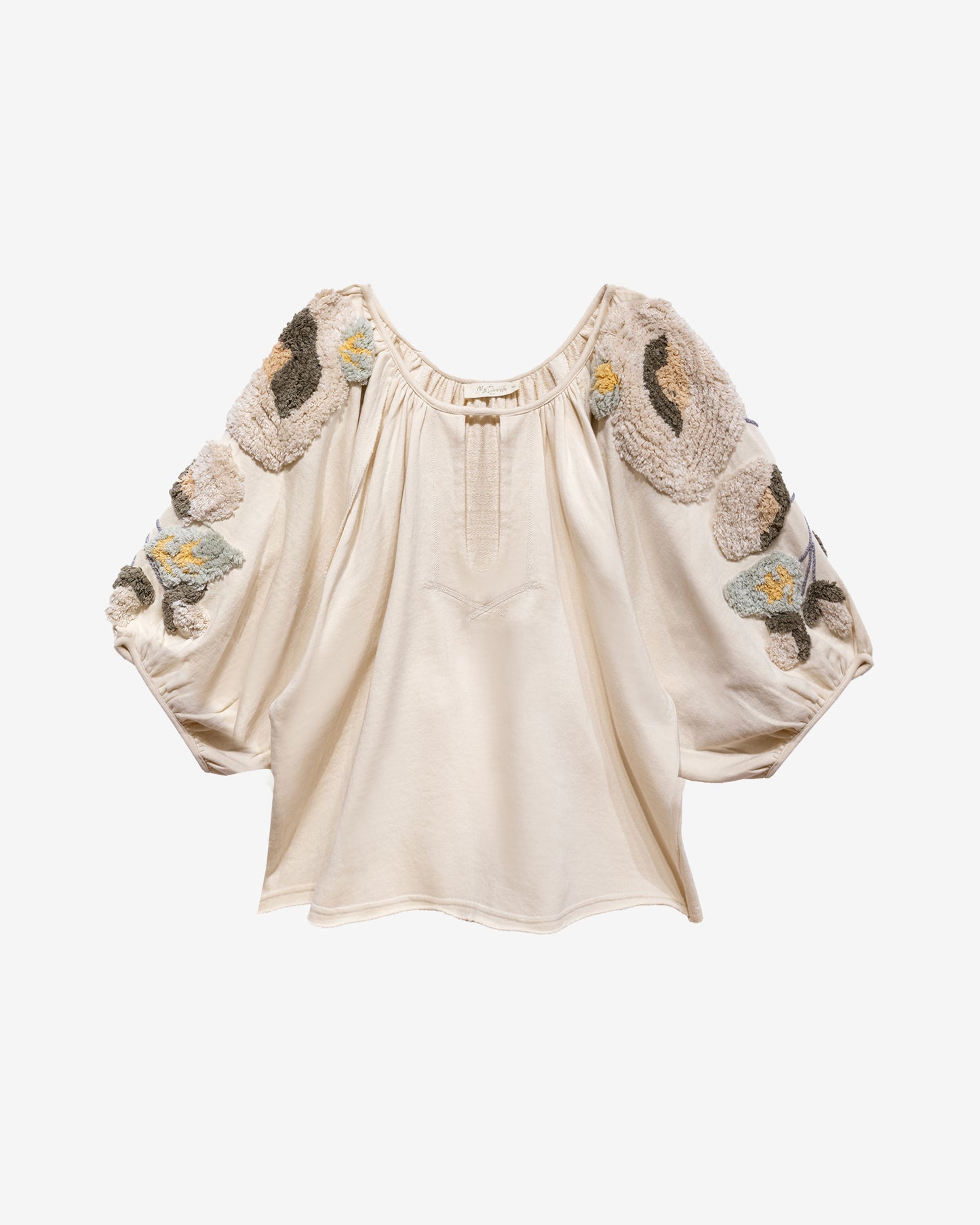 Maxi blouse brodé façon tapisserie - Chemises & tops Mes Demoiselles