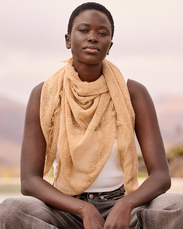 Foulard Aphina - Beige - Image 2