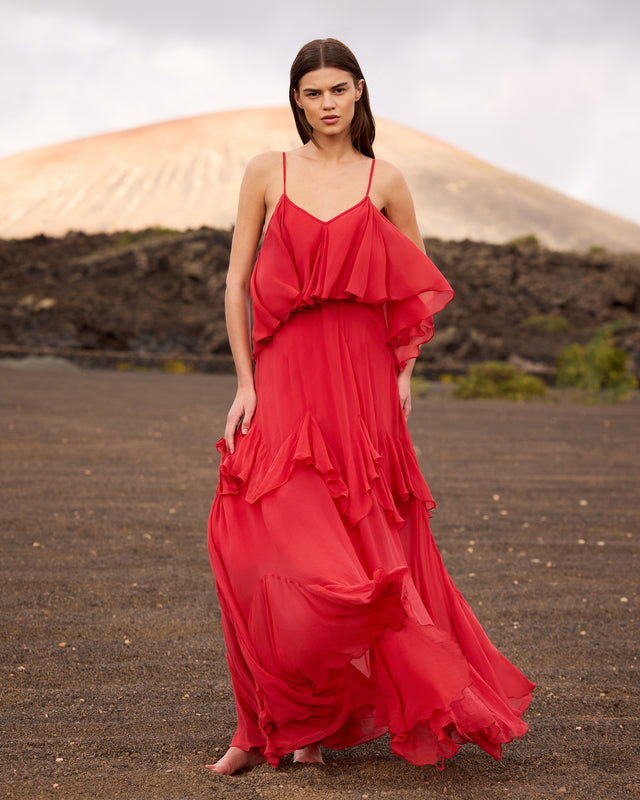 Robe Calimera - Rouge - Image 2