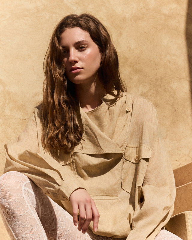 Blouse Dembow - Beige - Image 3