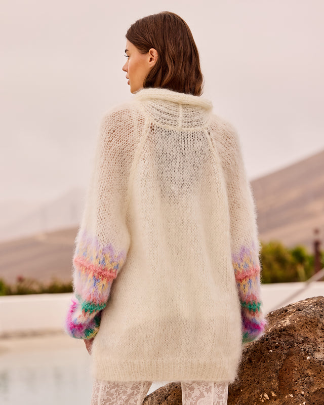Flosi Cardigan - Ivory - Image 3
