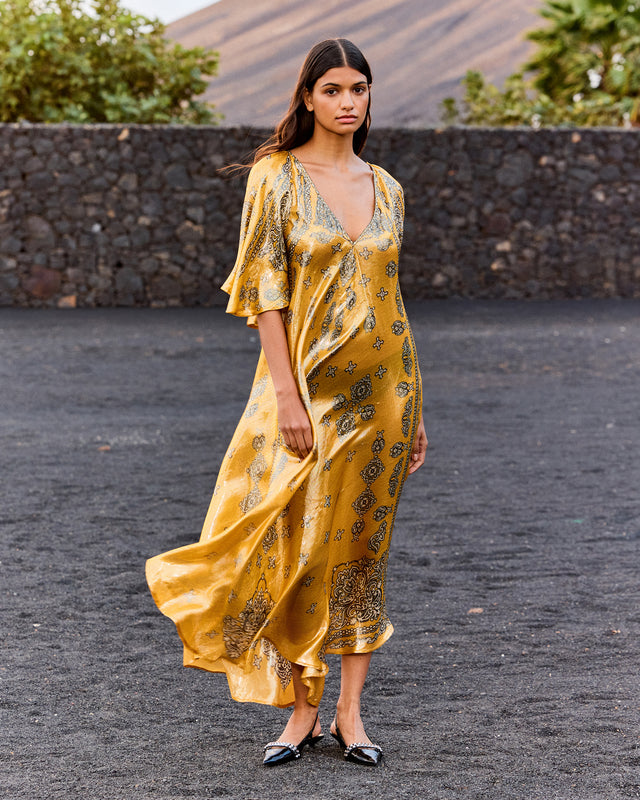Robe Gita - Jaune - Image 1