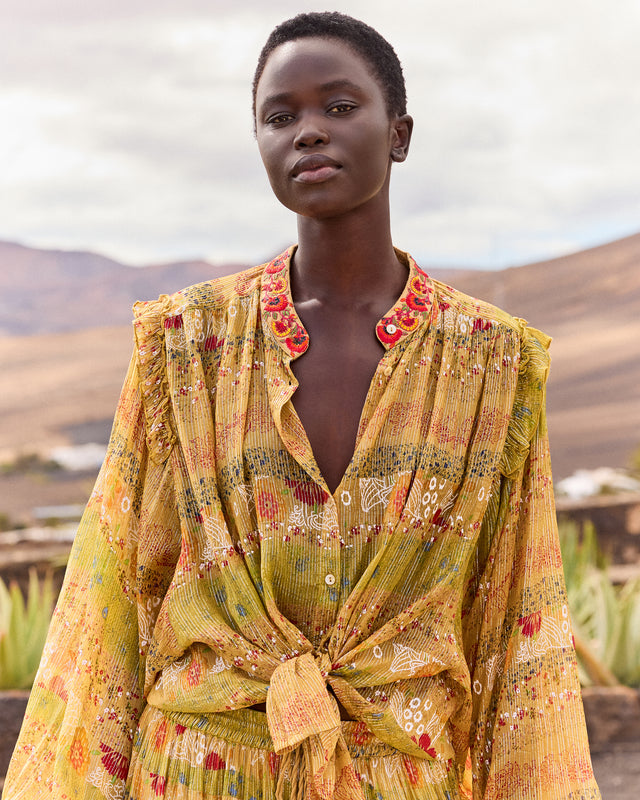 Chemise Kumin - Jaune - Image 3