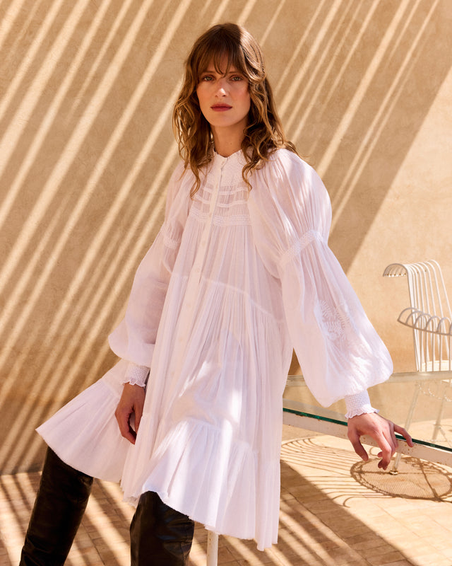 Robe Langelique - Blanc - Image 1