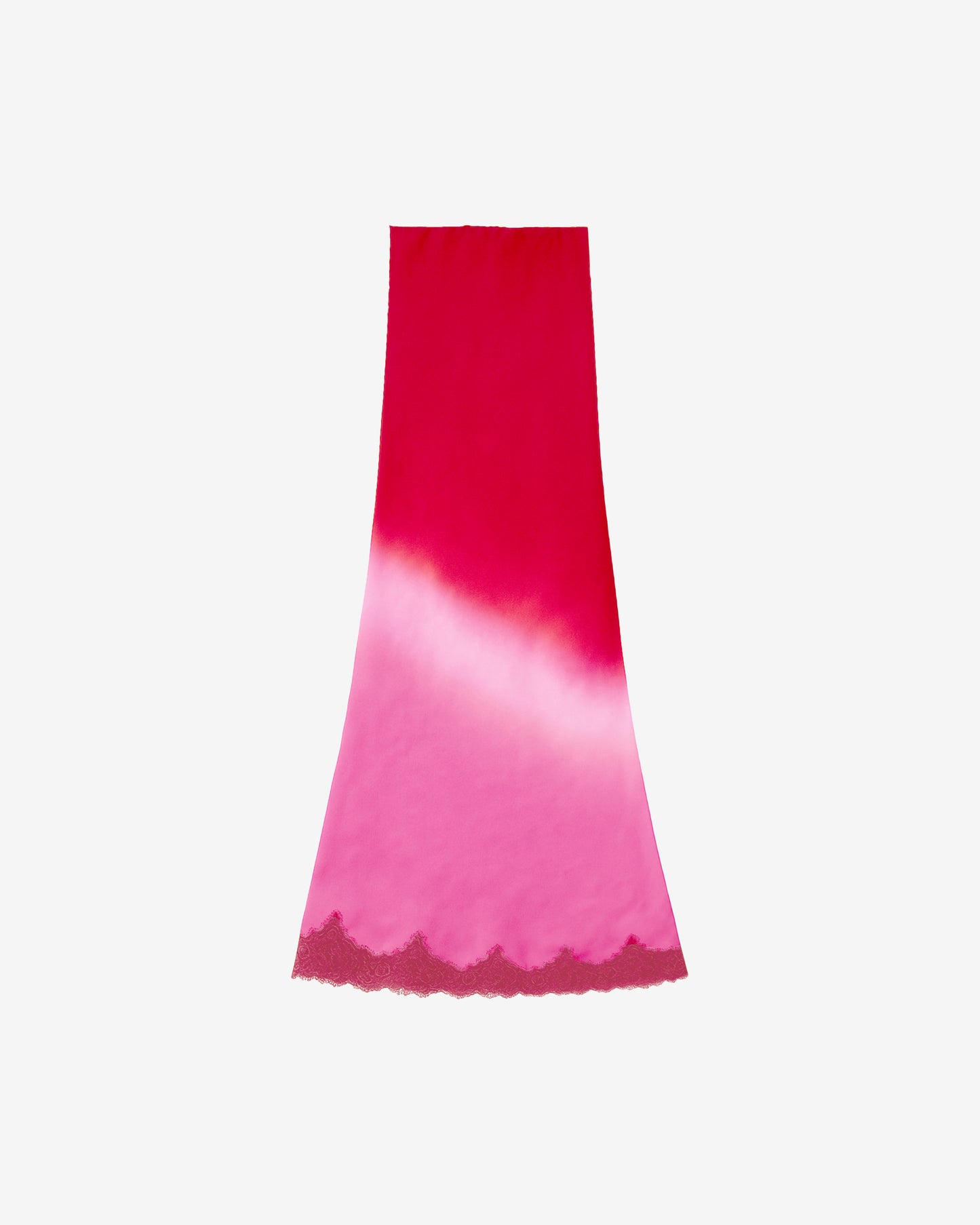 Jupe en soie tie & dye – Dégradé de roses - Jupes & shorts Mes Demoiselles