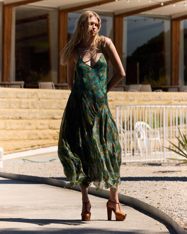 Robe Belinda - Vert - Image 1
