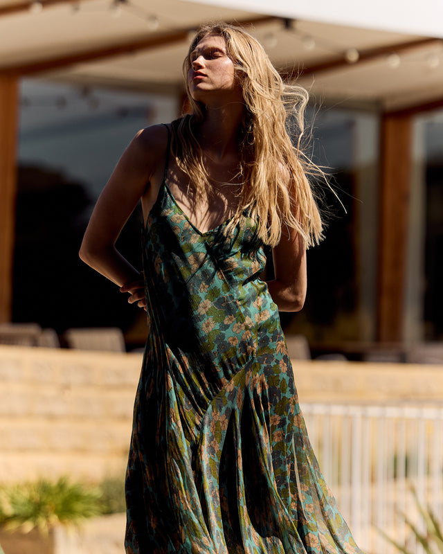 Robe Belinda - Vert - Image 2