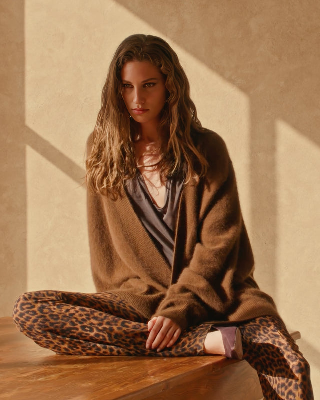 Cardigan Flutter - Marron - Image 3