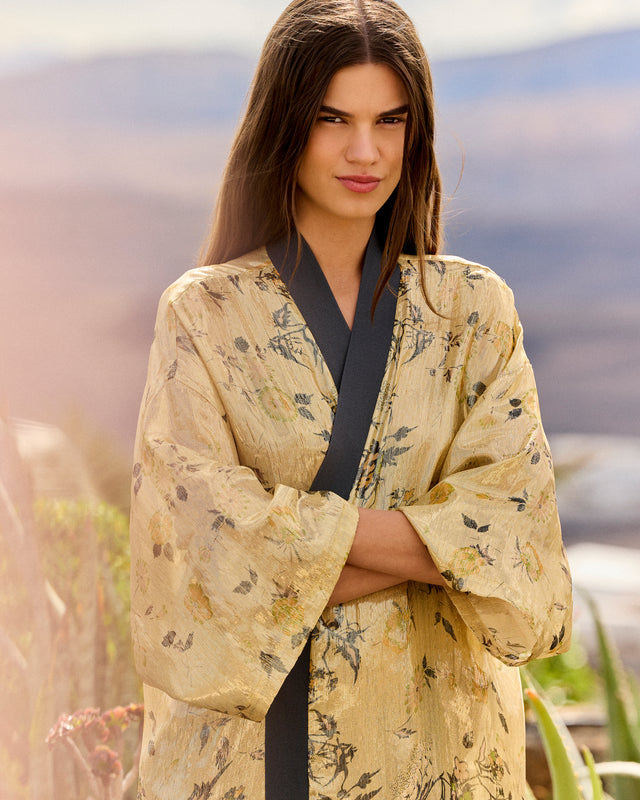 Kimono Jonie - Jaune - Image 3