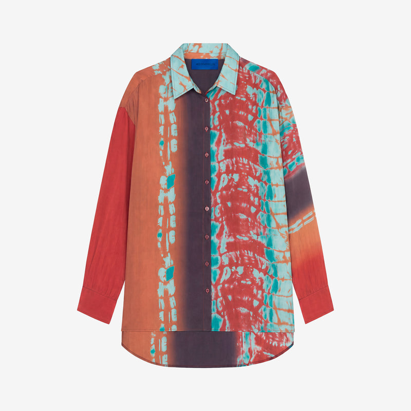 Chemise Plis - Rouge