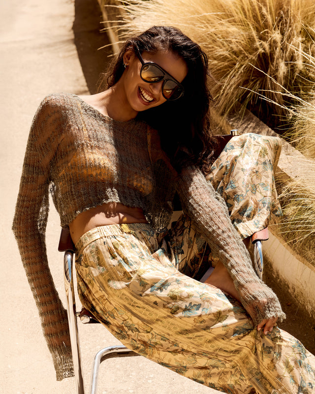 Siley Top - Khaki - Image 1
