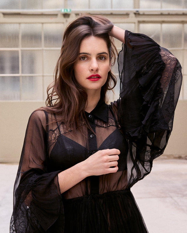 Blouse Deccala - Noir - Image 2