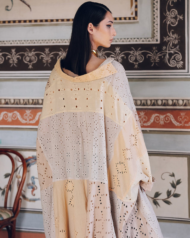 Blouse oversize en broderie anglaise - Chemises & tops Mes Demoiselles - Image 2