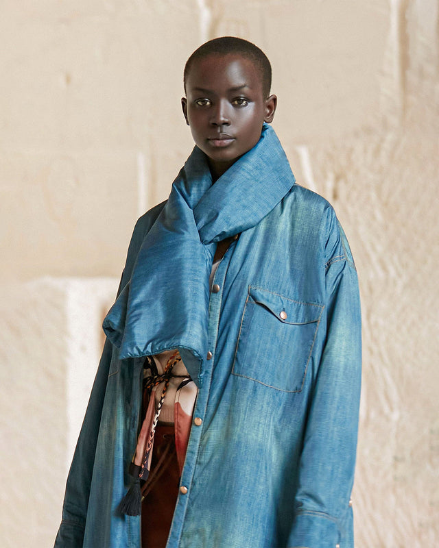 Écharpe Drench Denim | Mes Demoiselles Paris - Image 2