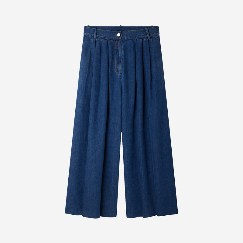 Pantalon Wallabi - Bleu-Marine