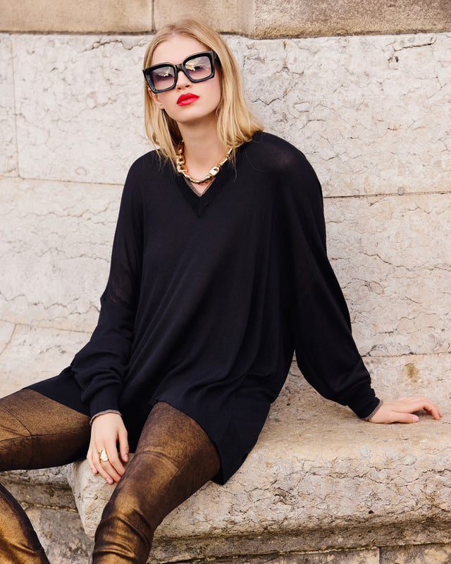 Pull Moonie - Noir - Image 2