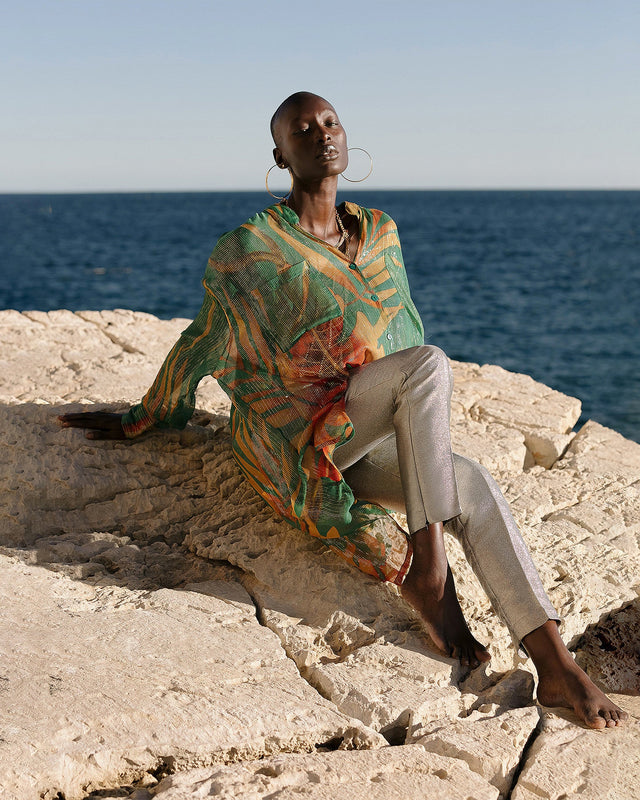 Pantalon Sanders Argent | Mes Demoiselles Paris - Image 2