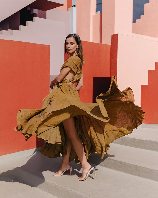 Robe Doperni Olive | Mes Demoiselles Paris - Image 1