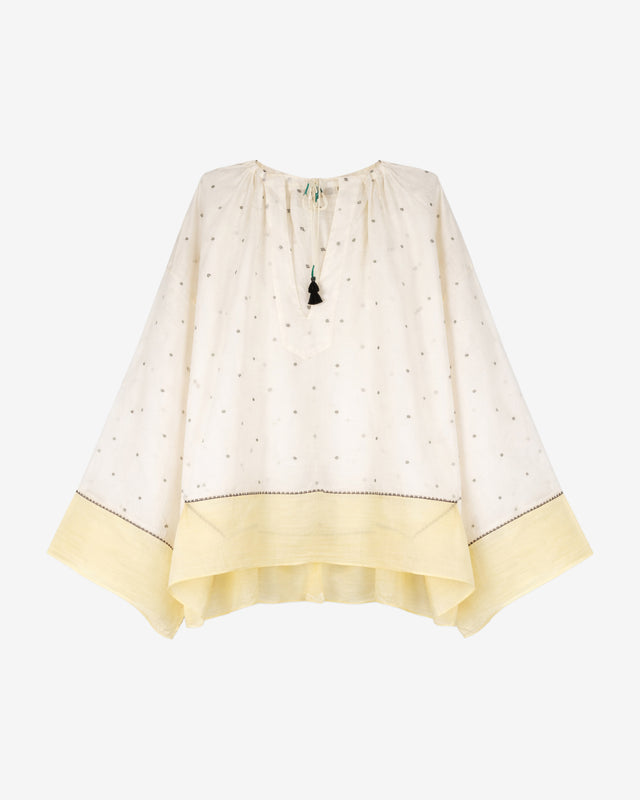 Blouse Orpheo - Ivoire - Dernière image