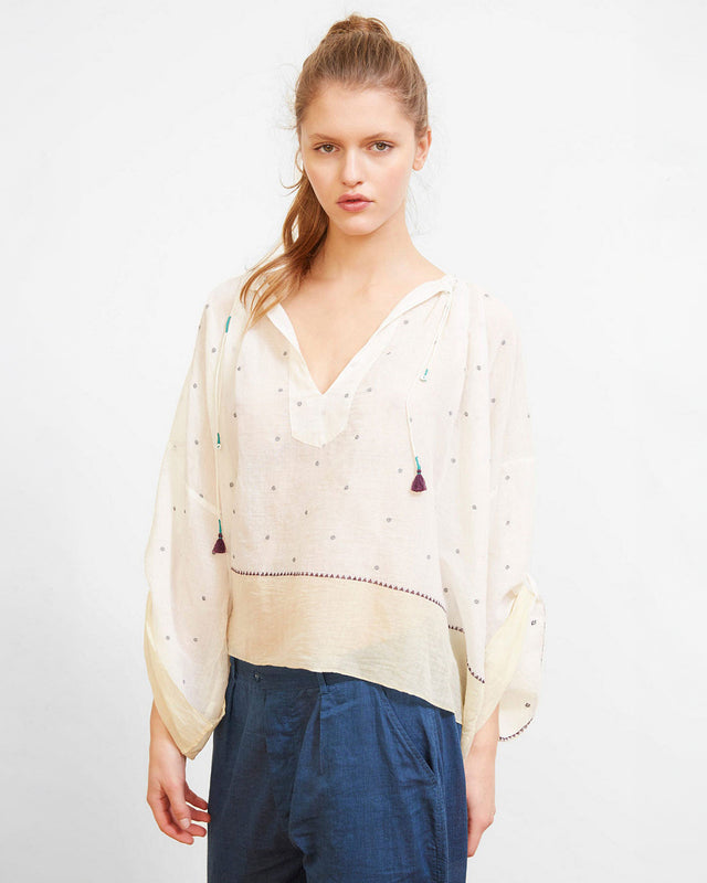 Orpheo Blouse - Ivory - Image 1