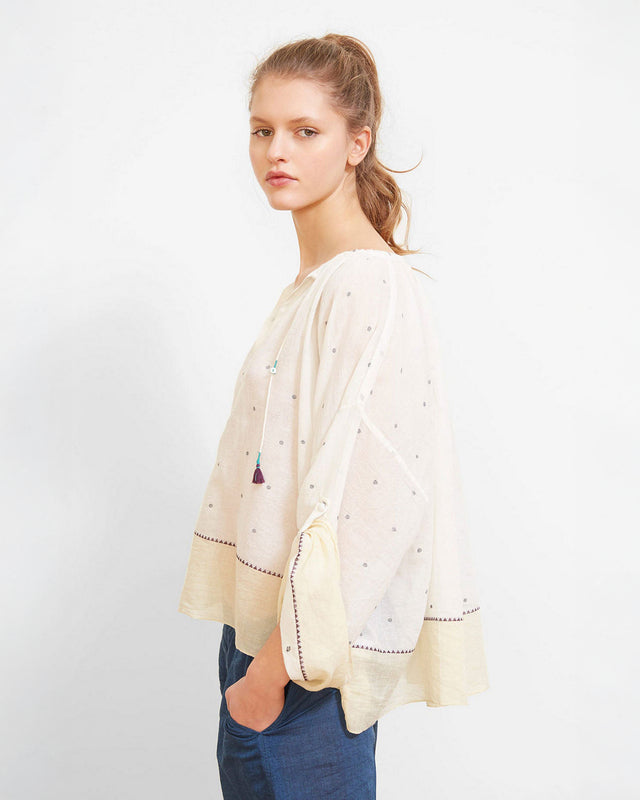 Orpheo Blouse - Ivory - Image 2