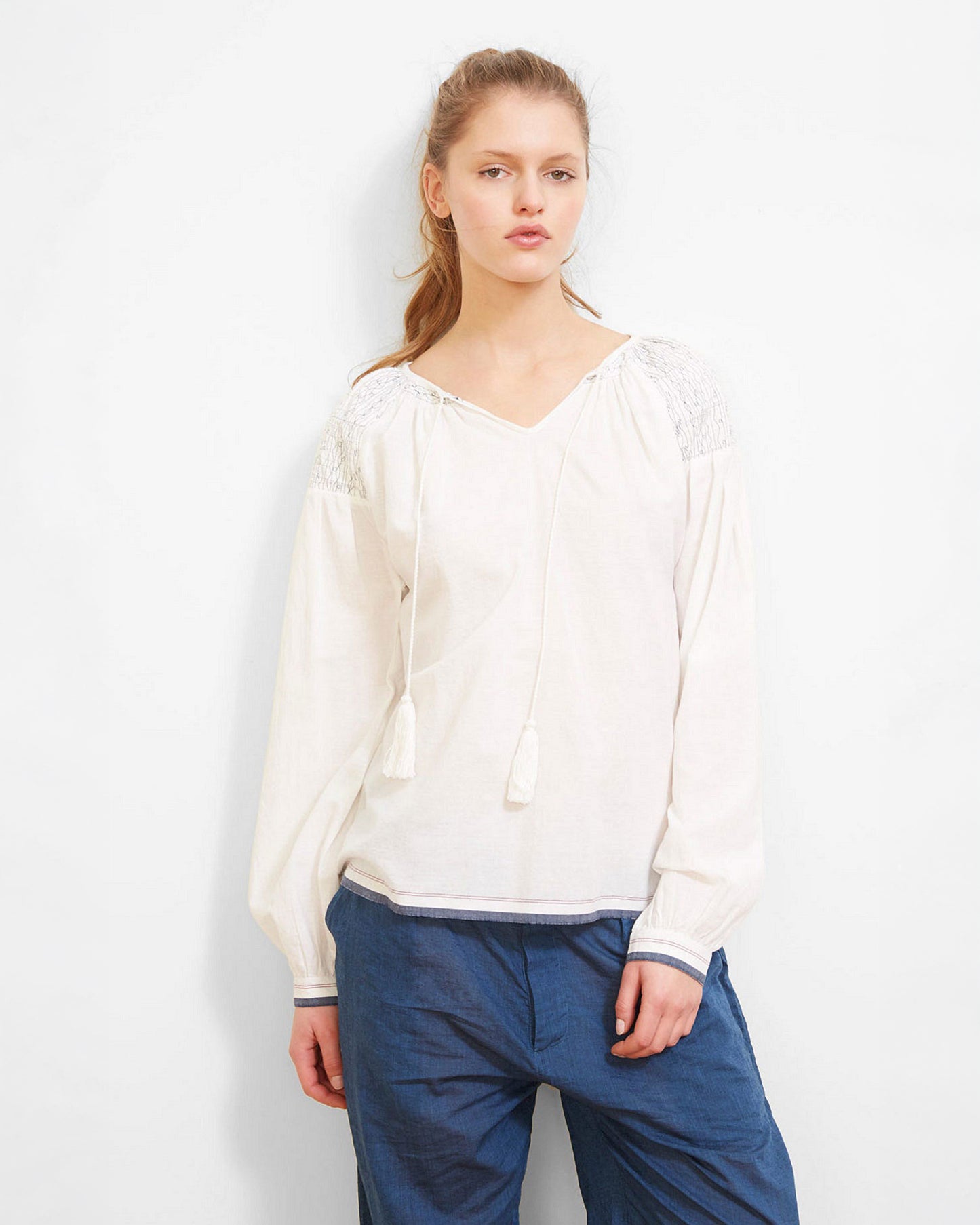 Poppy Blouse - Ecru