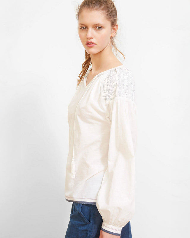 Poppy Blouse - Ecru - Image 2