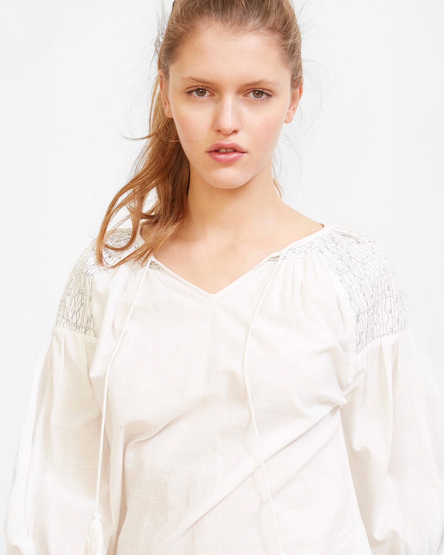 Poppy Blouse - Ecru