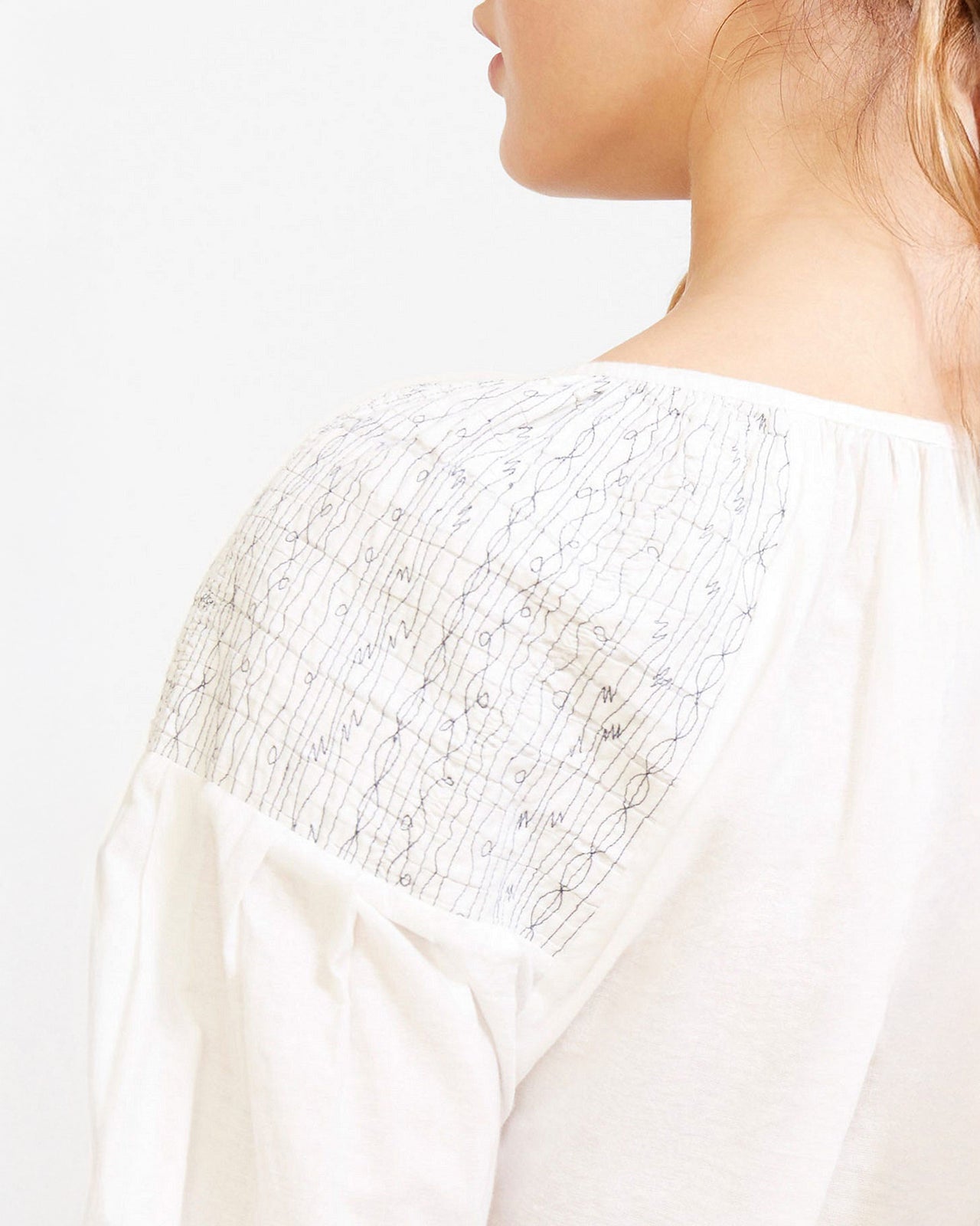 Poppy Blouse - Ecru - Image 4