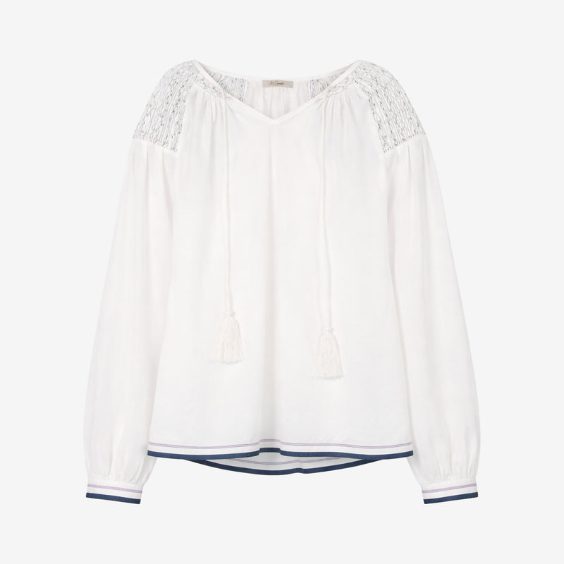 Poppy Blouse - Ecru