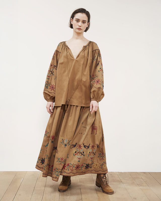 Hansel Blouse - Khaki - Image 1